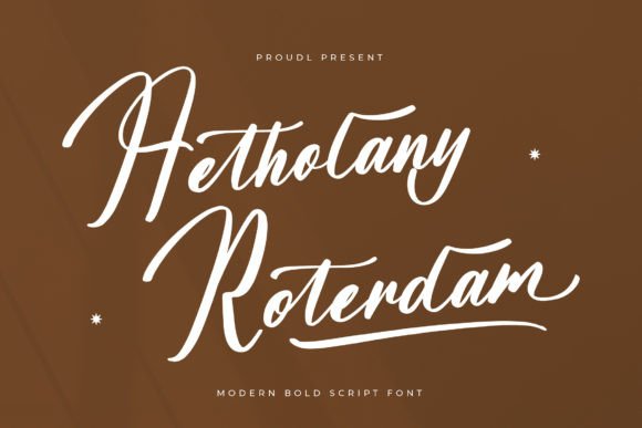 Aetholany Roterdam Font for Branding Projects