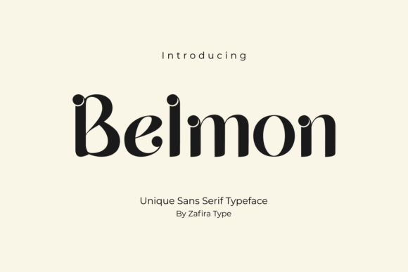 Belmon: A Modern Sans Serif Font for Web Design