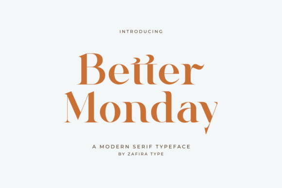 Better Monday Serif Font for Web Design