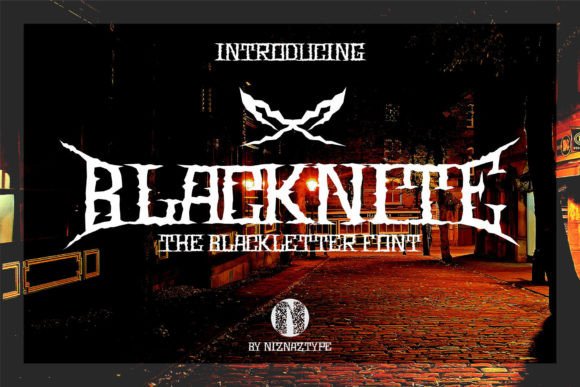 Blacknite Font Review for Dark-Themed Campaigns