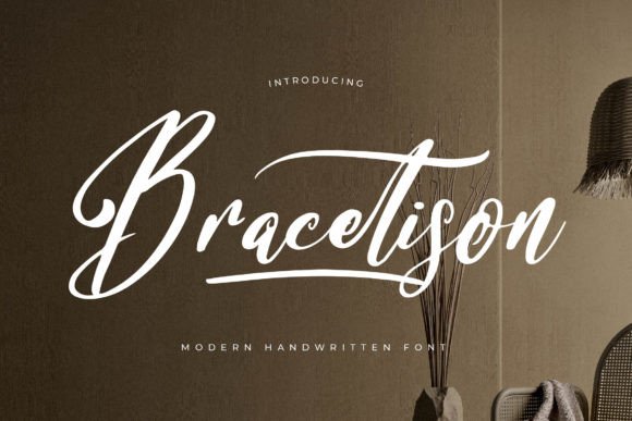 Bracetison: A Luxurious Script Font for Handmade Creations