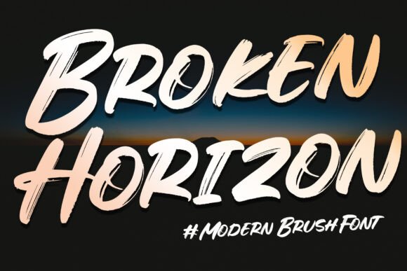 Broken Horizon Font Review: Bold, Rugged, and Handcrafted