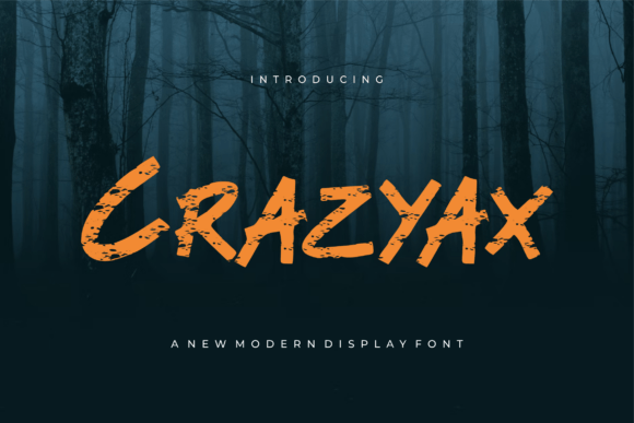 Crazyax: A Whimsical Script Font for Modern Branding