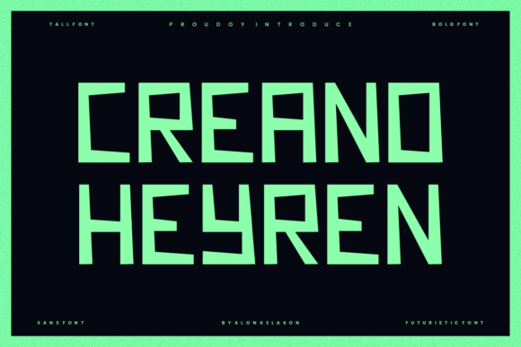 Creano Heyren Font for Handmade Creations
