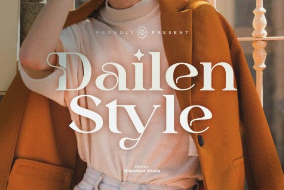 Dailen Style: A Serif Font for Modern Editorial Design