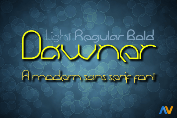 Dawner Sans Serif Font for Handmade Creations