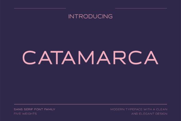 Discover Catamarca Font for Modern Web Design