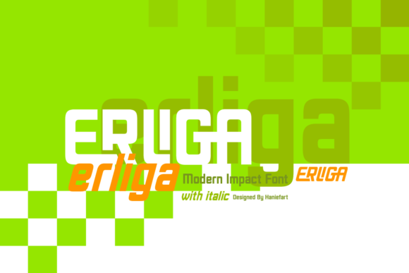 Erliga: A Modern Sans Serif Font for Editorial Design