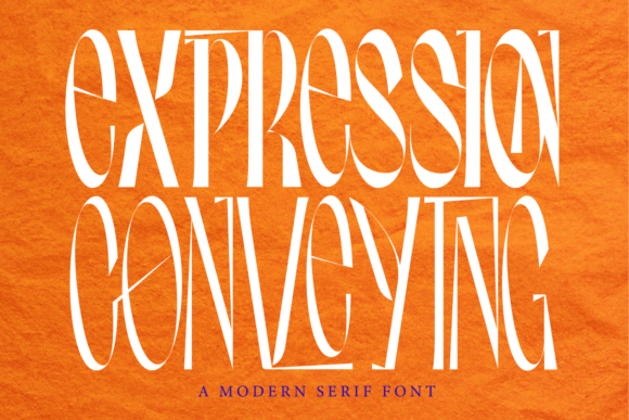 Expression Conveying Font for Handmade Creations