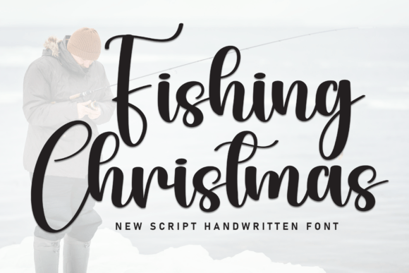 Fishing Christmas Font for Holiday Campaigns