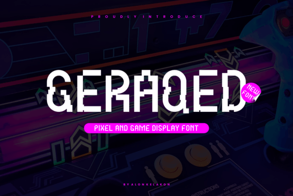 Geraqed: A Whimsical Sans Serif Font for Creative Makers