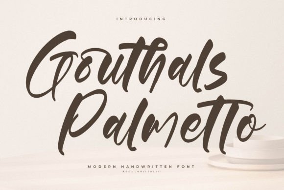 Gouthals Palmetto Font Review for Editorial Design