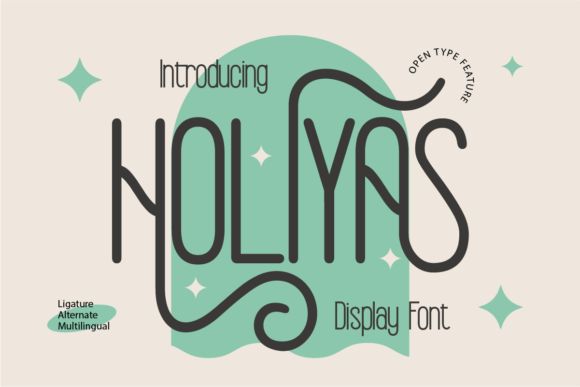 Holiyas Font for Modern Editorial Design