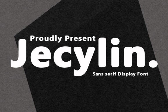 Jecylin: A Modern Sans Serif Font for Bold Branding