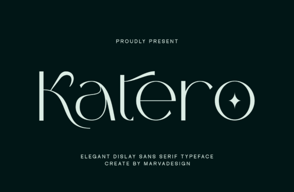 Katero: A Modern Sans Serif Font for Editorial Design