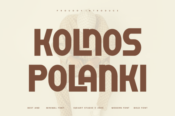 Kolnos Polanki: A Bold Sans Serif Font for Handmade Creations