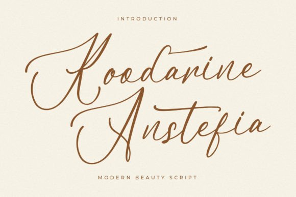 Koodarine Anstefia Font for Modern Branding