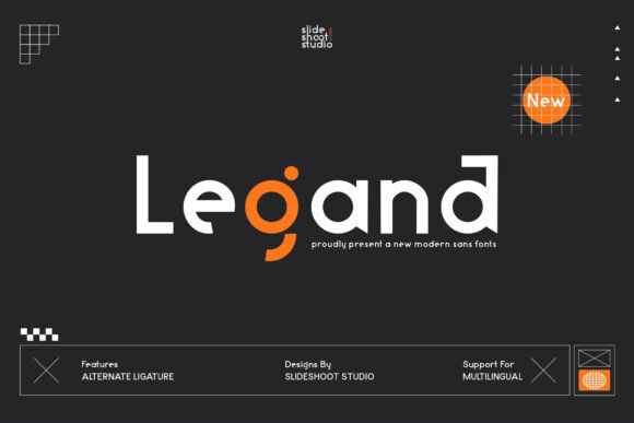 Legand: A Modern Sans Serif Font for Creative Branding