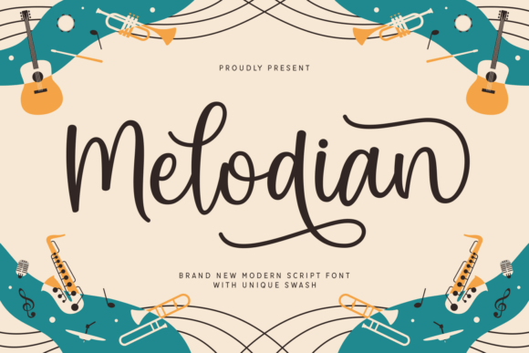 Melodian: A Modern Script Font for Editorial Design