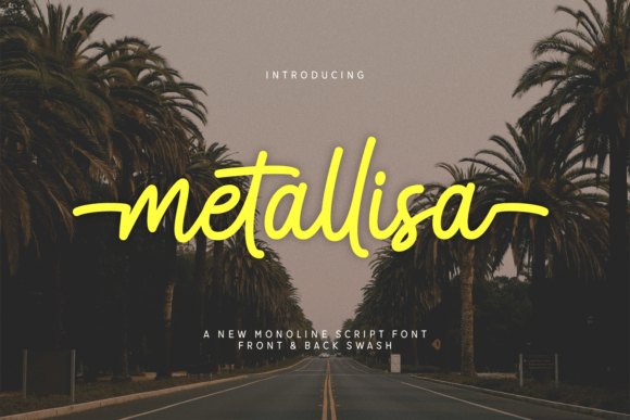 Metallisa Font for Web Design and Brand Identity