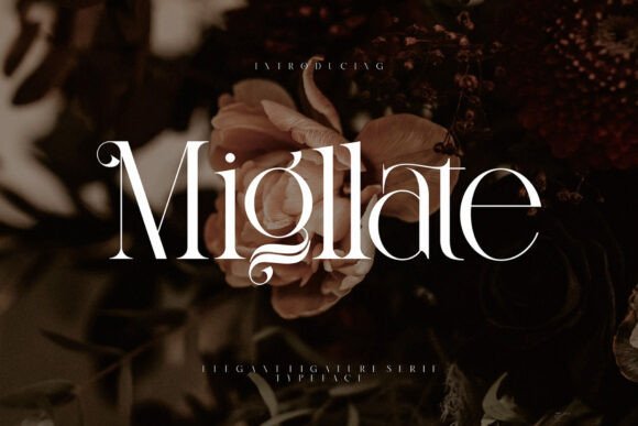 Migllate Serif Font for Handmade Creations