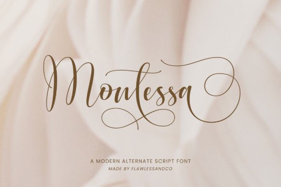 Montessa: A Script Font for Elegance and Versatility