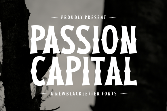 Passion Capital: A Bold Font for Professional Branding