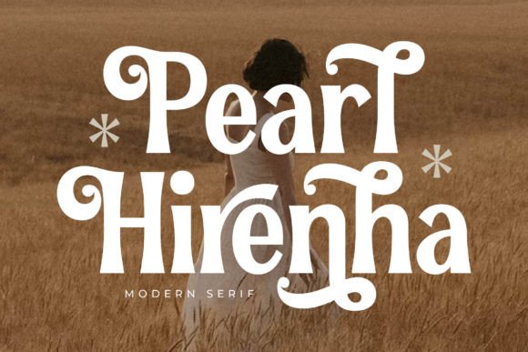 Pearl Hirenha: A Sophisticated Serif Font for Modern Web Design