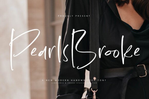 Pearls Brooke: A Modern Handwritten Font for Editorial Design