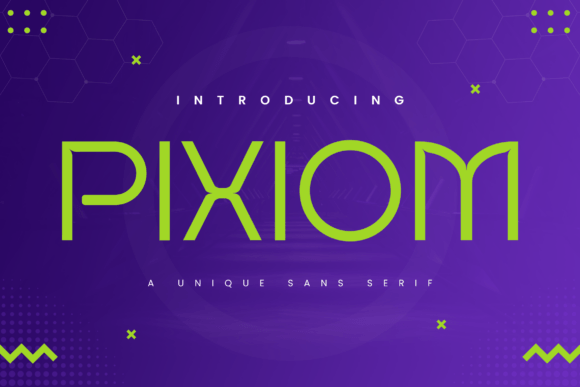 Pixiom: A Modern Sans Serif Font for Web Design