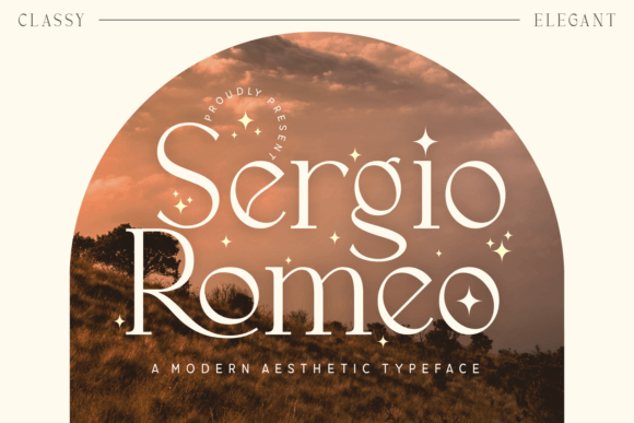 Sergio Romeo: A Serif Font for Polished Branding
