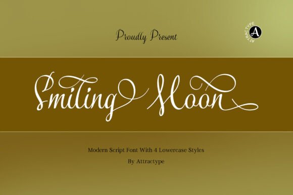 Smiling Moon: A Modern Script Font for Editorial Elegance