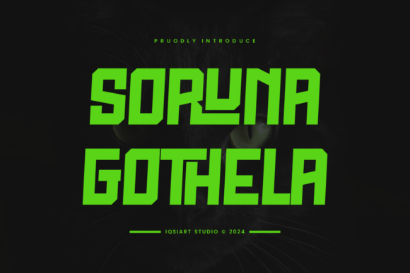 Soruna Gothela: A Bold Display Font for Modern Web Design