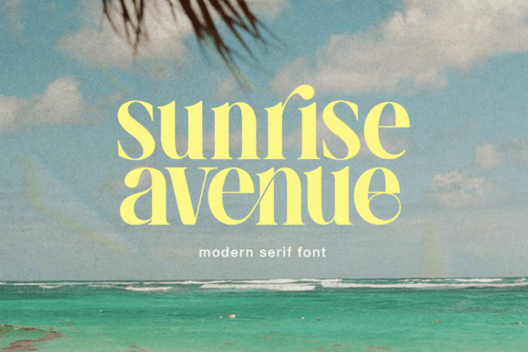 Sunrise Avenue: A Modern Serif with Personality
