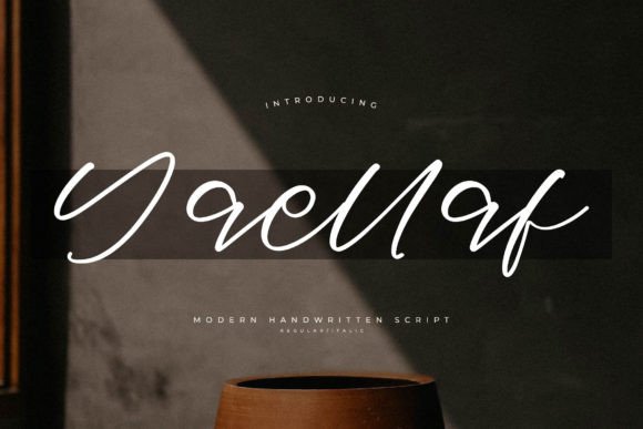 Yaellaf: A Modern Script Font for Digital Branding
