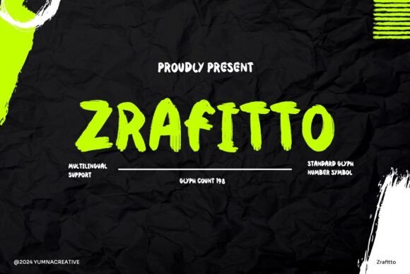 Zrafitto Font for Professional Branding